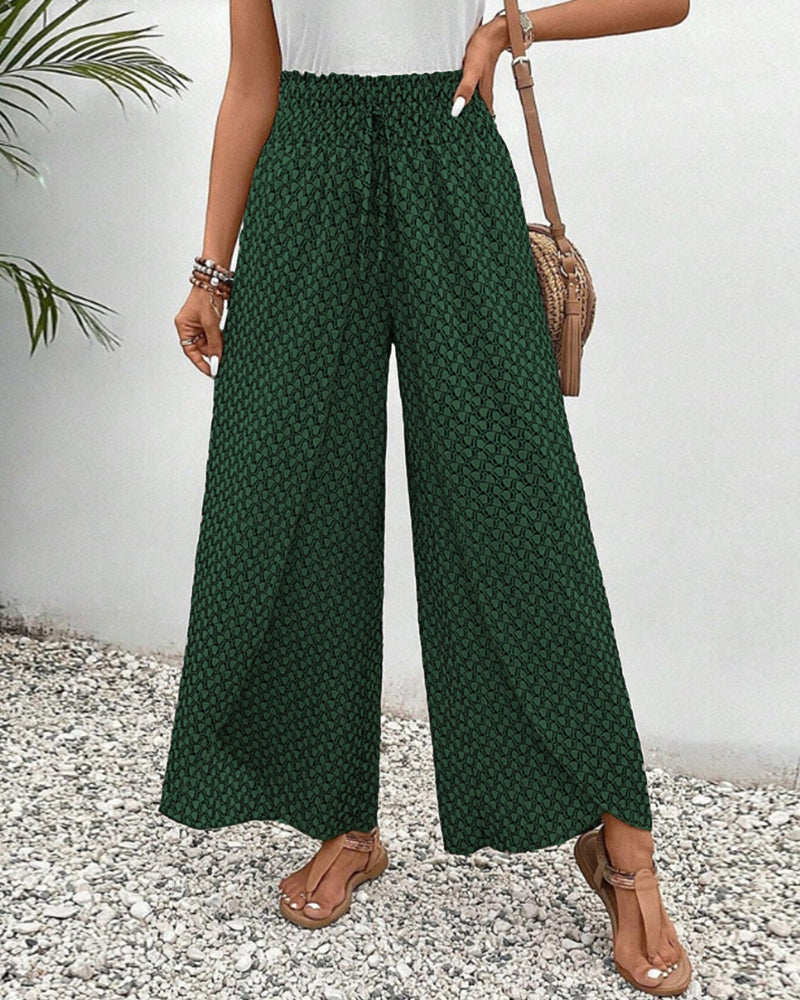 Sapphira - Pantaloni damă cu model grafic