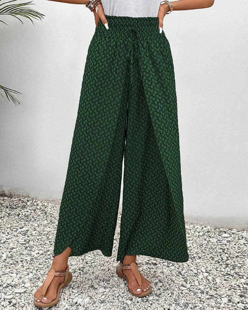 Sapphira - Pantaloni damă cu model grafic