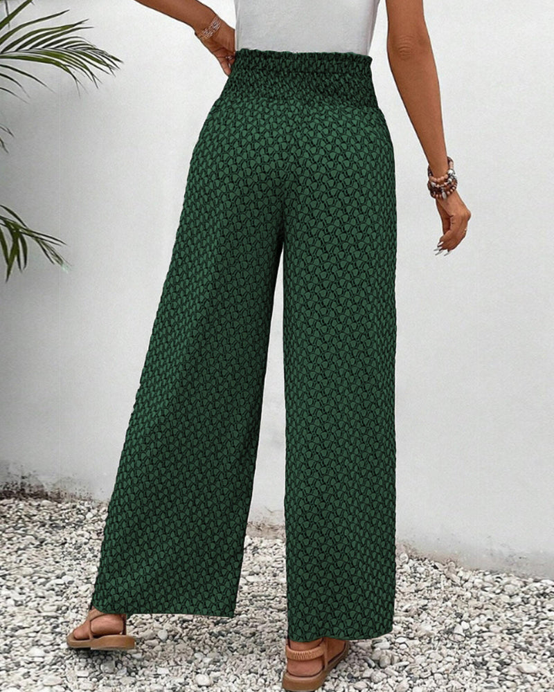 Sapphira - Pantaloni damă cu model grafic