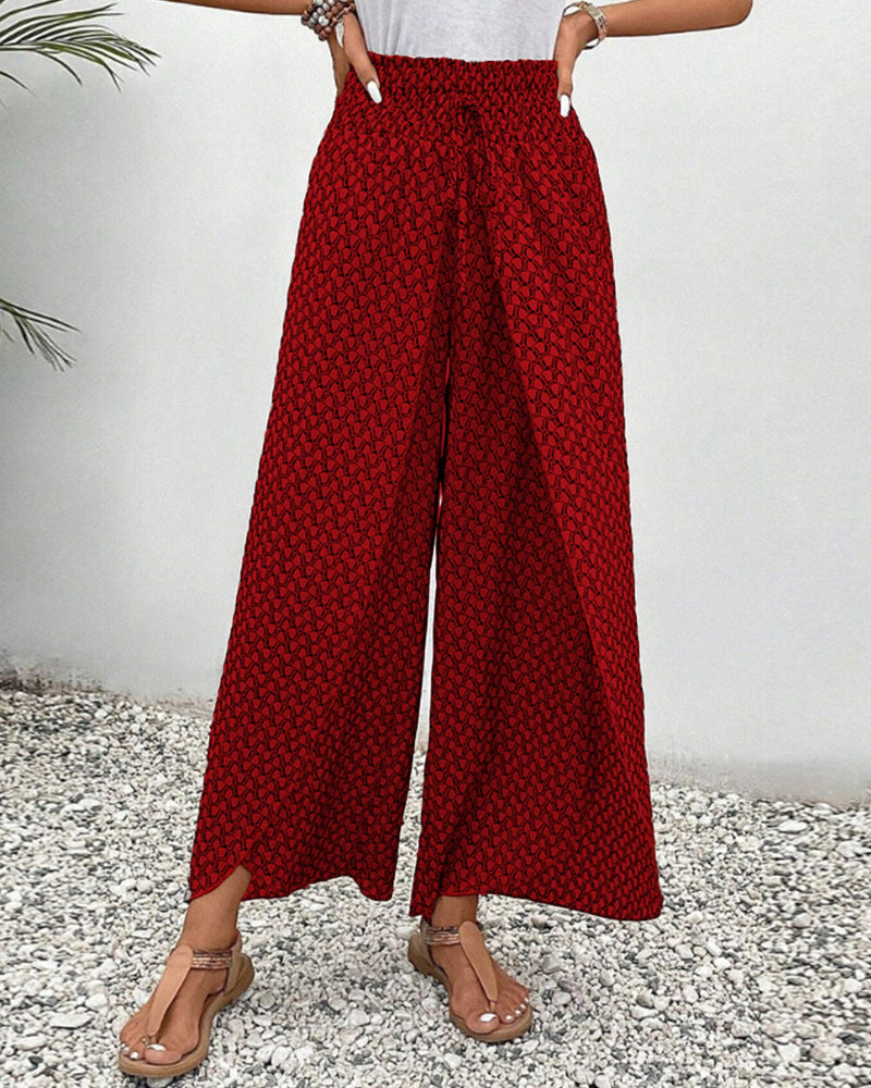 Sapphira - Pantaloni damă cu model grafic