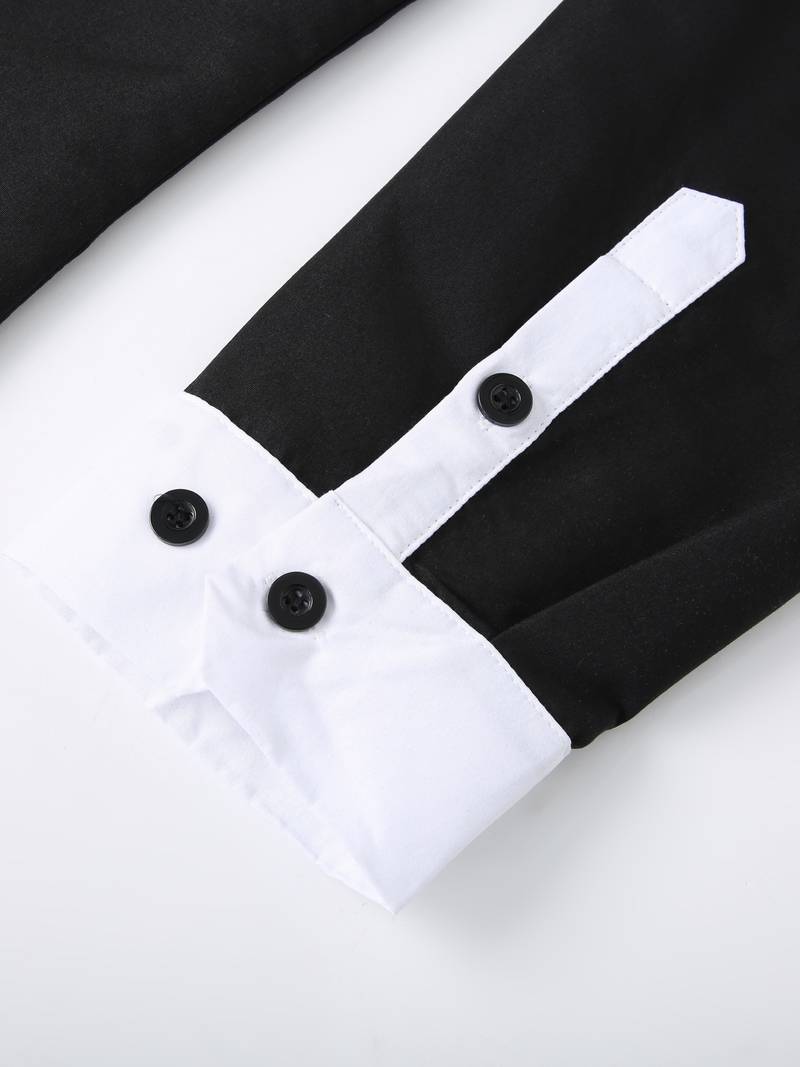 Tonie – Cămașă Elegantă cu Contrast cu Croială Modernă