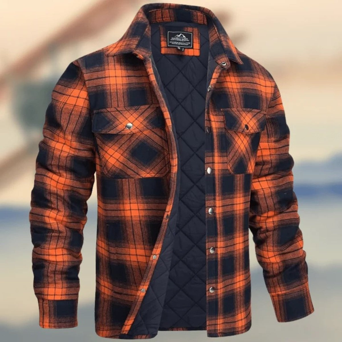 Grayson – Cămașă Clasică în Flanel de Stil Urban