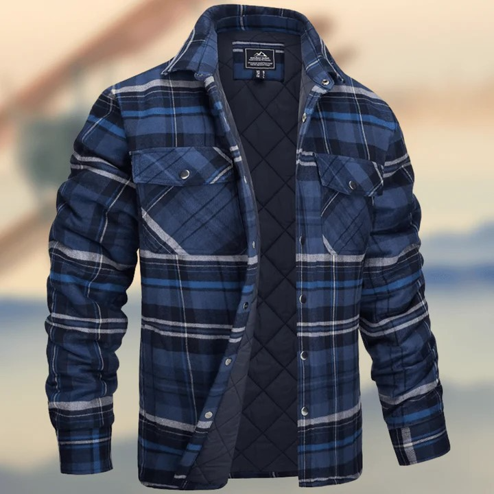 Grayson – Cămașă Clasică în Flanel de Stil Urban