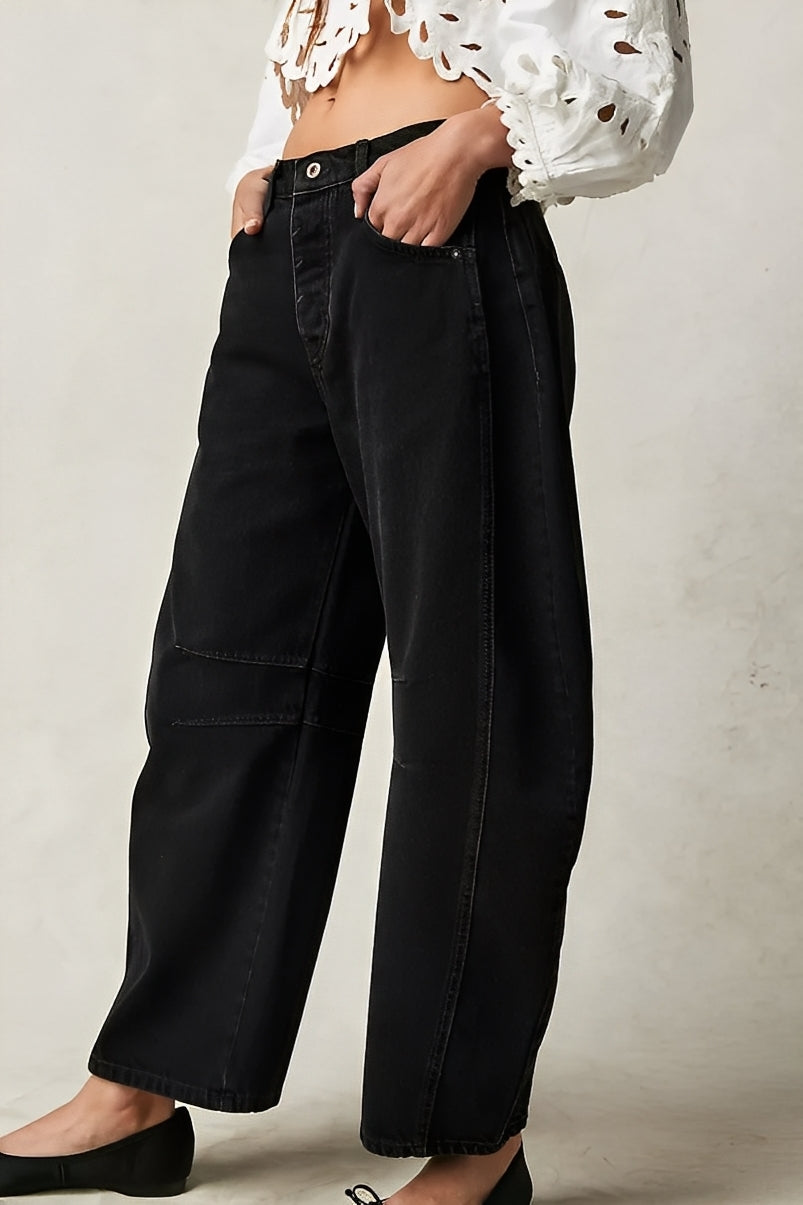 Jocelyn - Blugi lejeri cu croială largă pentru femei