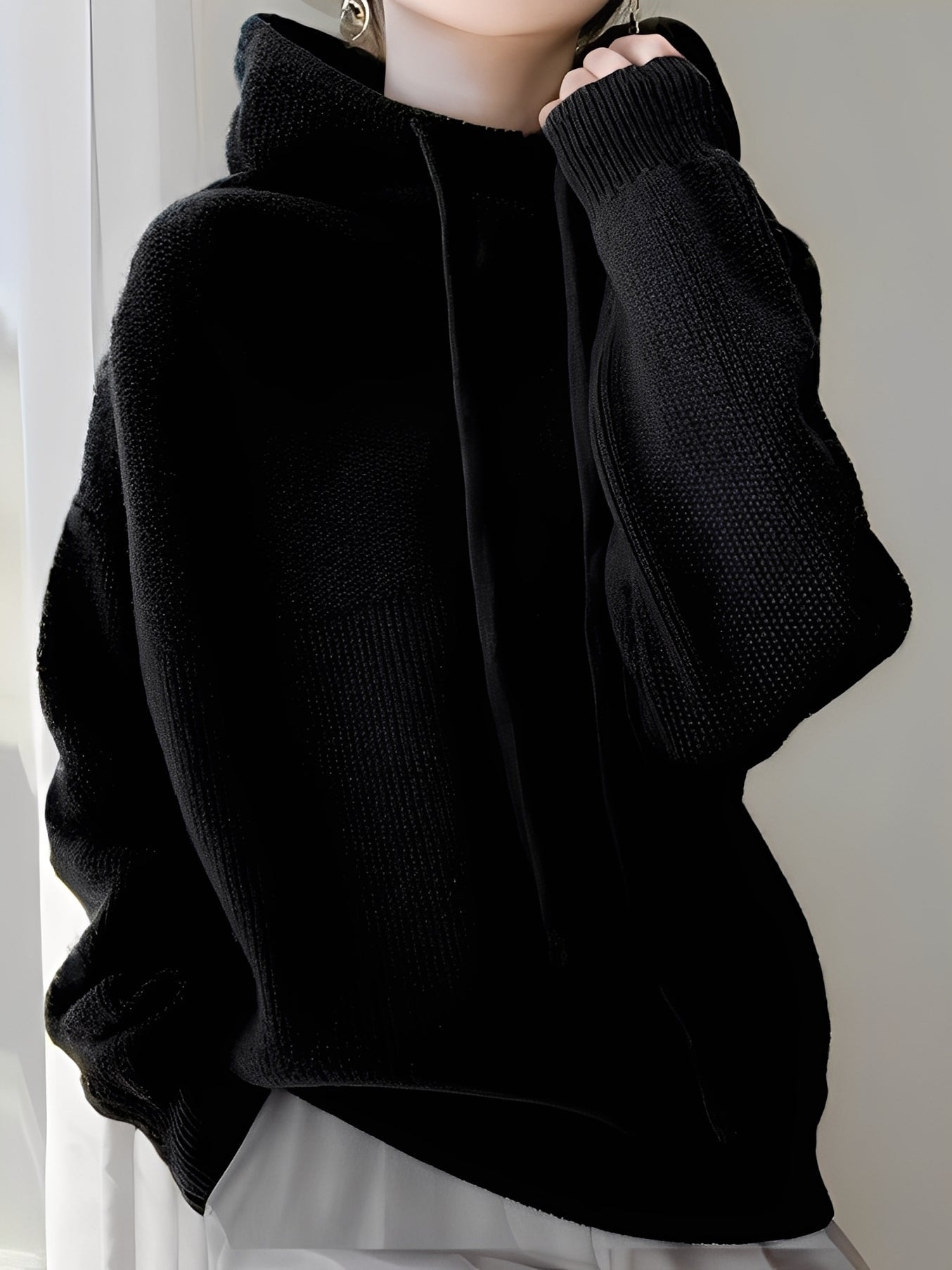 Mercia - Hanorac modern cu glugă pentru femei