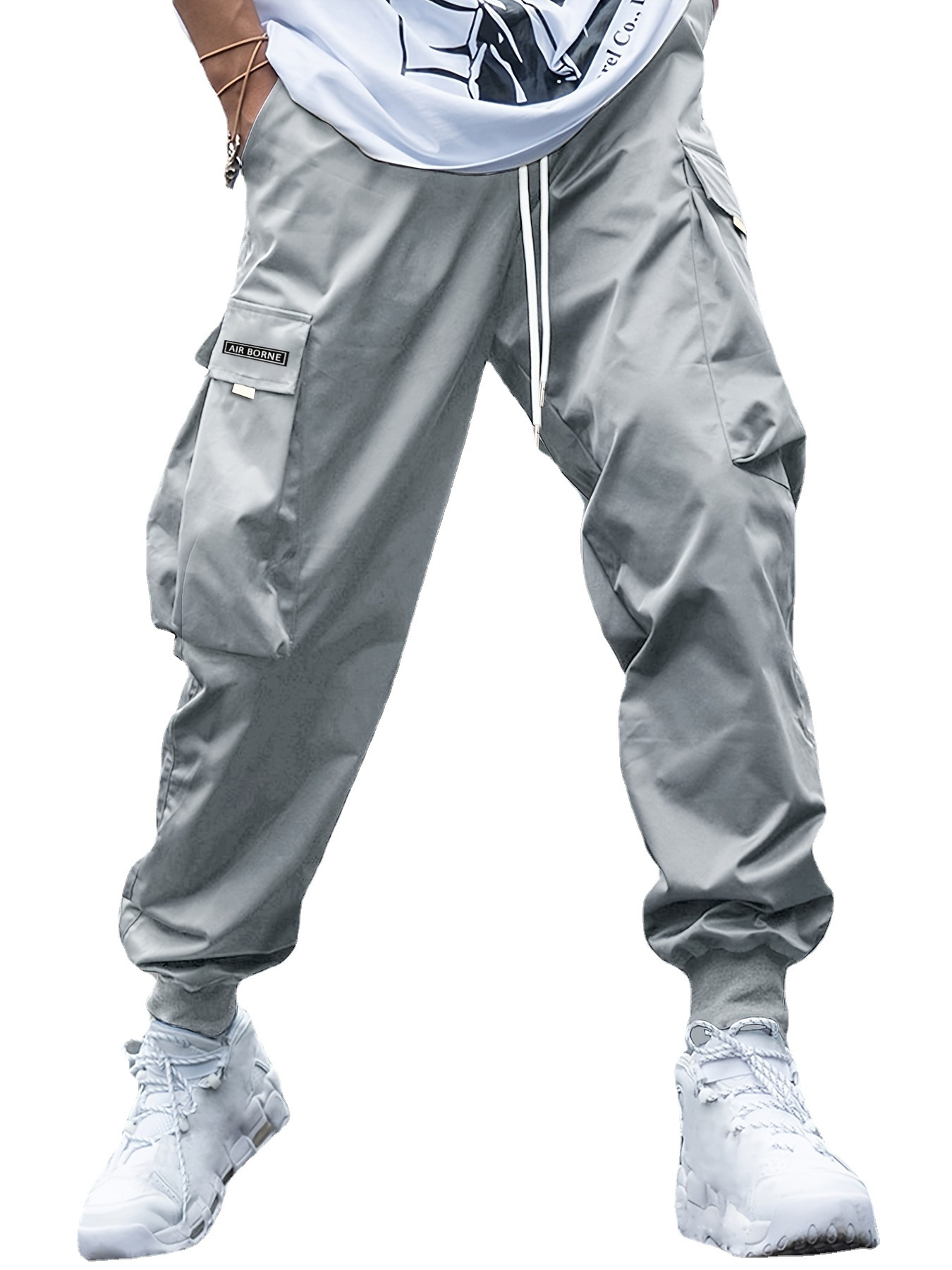 Morton - Pantaloni cargo Hip-Hop de vară pentru bărbați