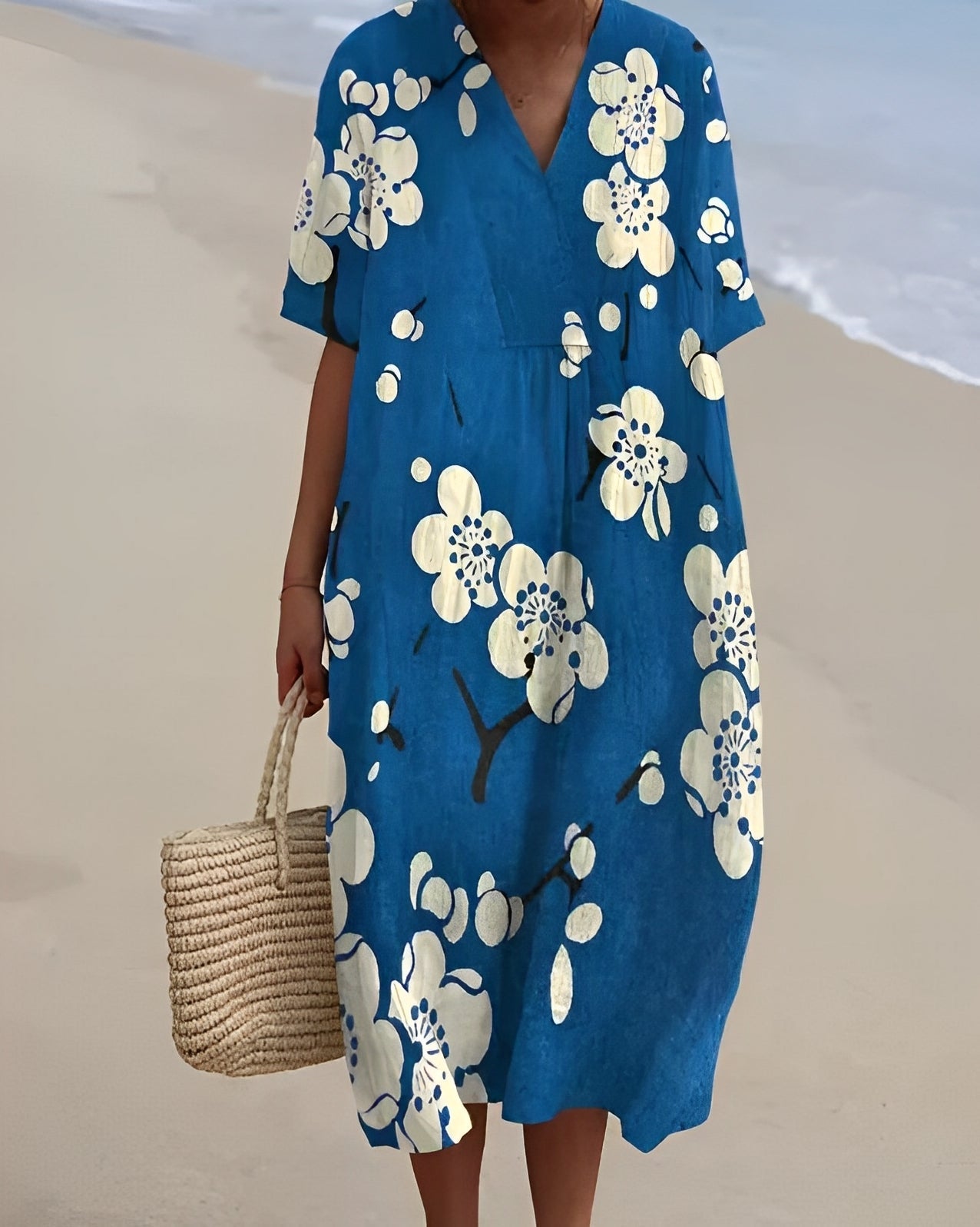 Romilly - Rochie de vară cu imprimeu colorat pentru femei