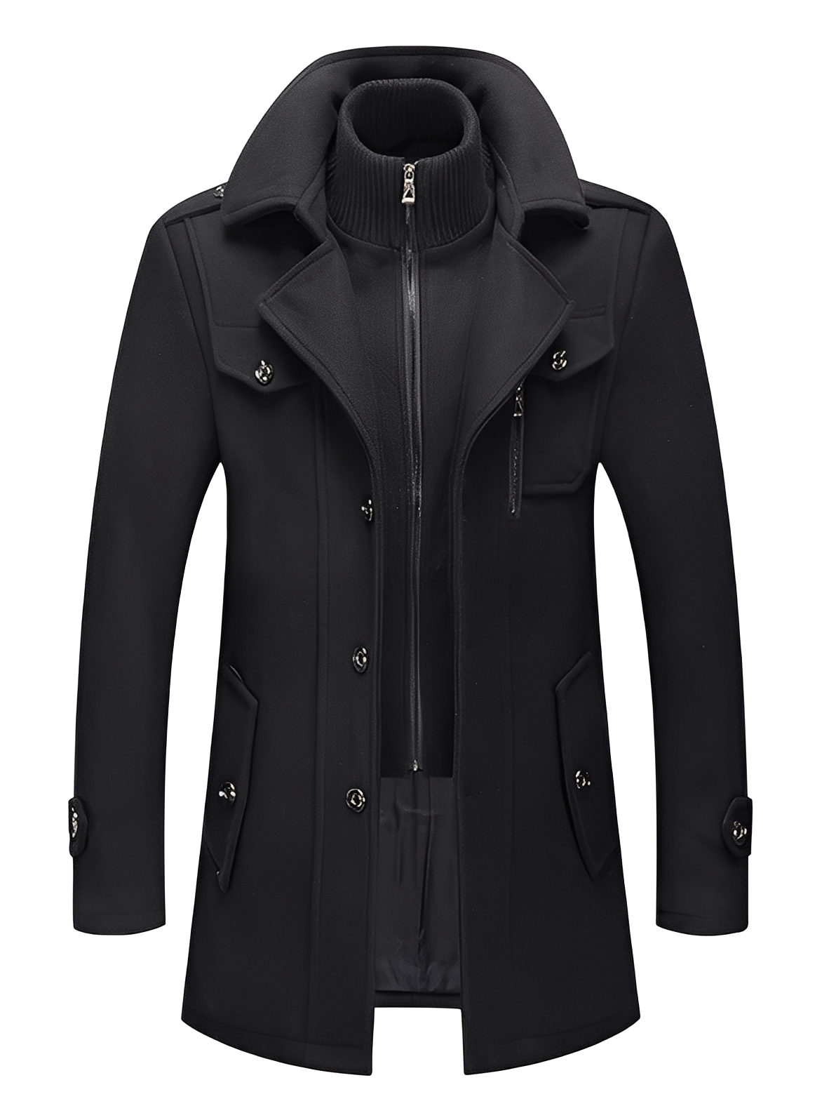 Philip - Trenci modern cu buzunare pentru bărbați