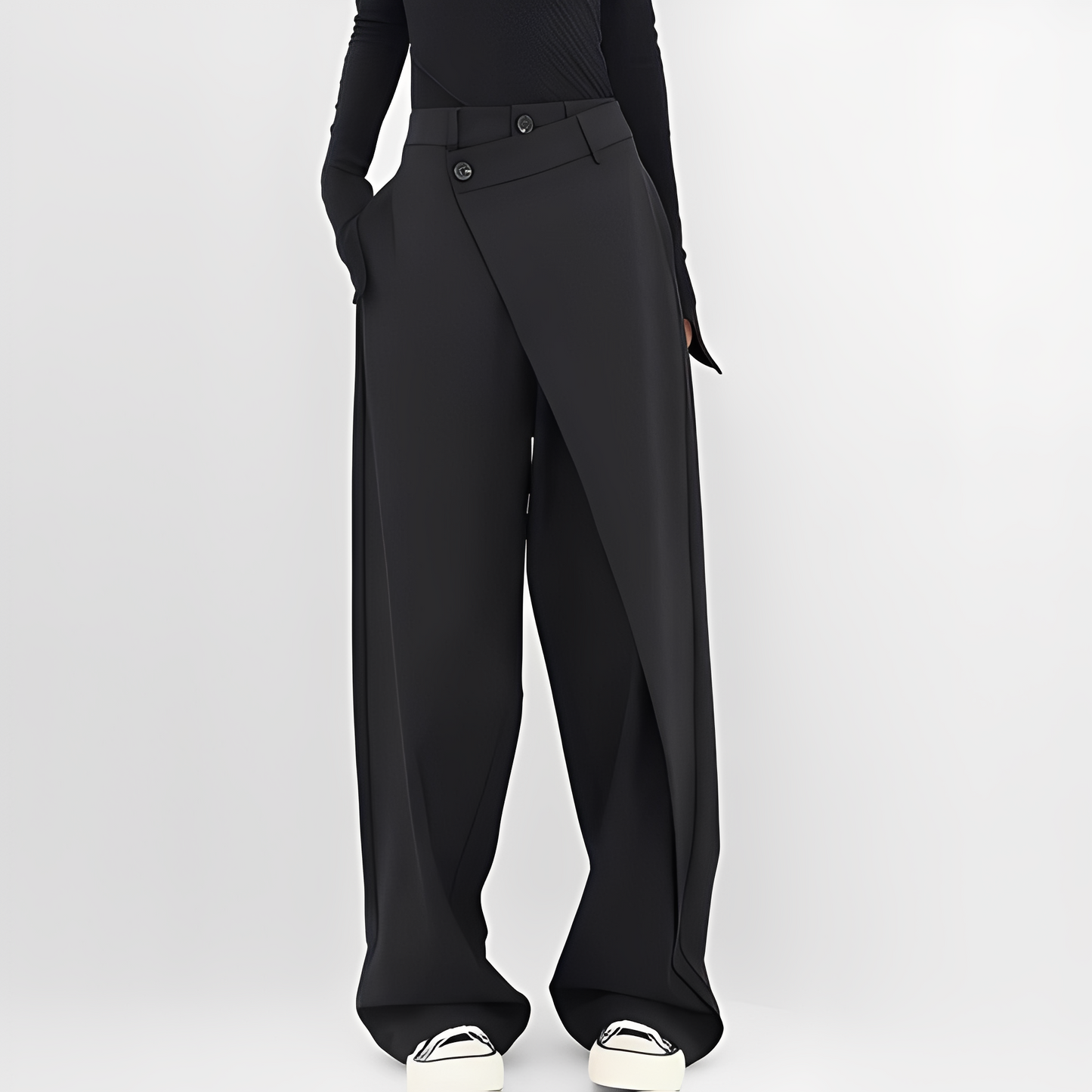 Alexandrine - Pantalon larg modern pentru femei