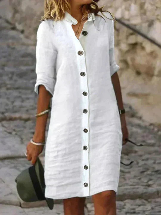 Sanya – Rochie de Vară din In Ușor