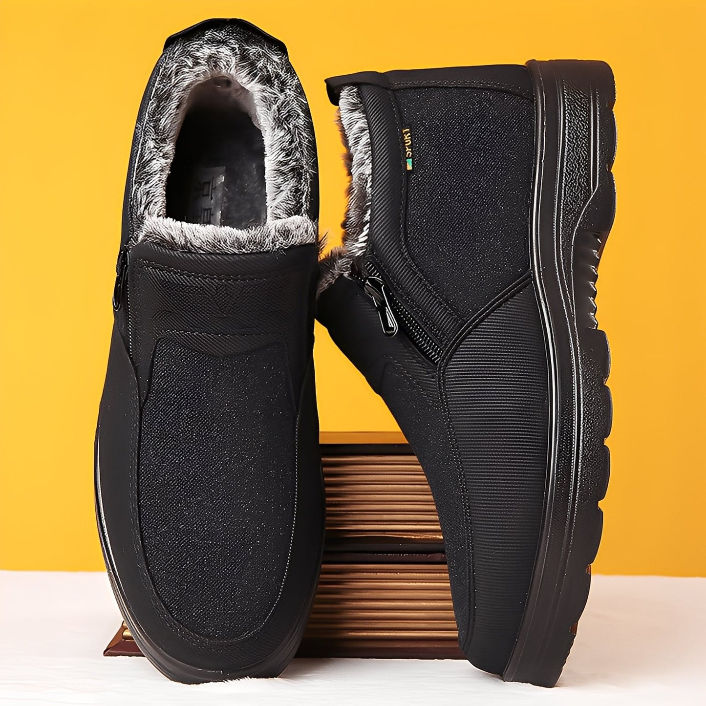 Konnor - Stilosi, cu fleece căptușiți cizme de iarnă pentru bărbați