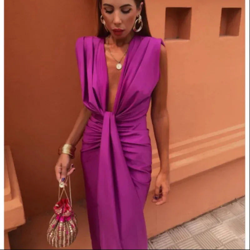 Kachina - Rochie de Seară Mătase, Exclusivă & Fluidă