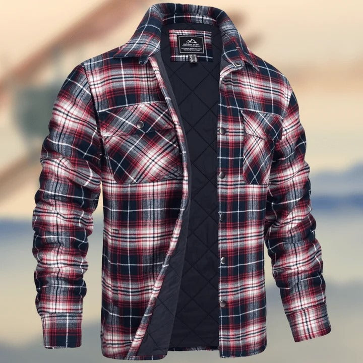 Grayson – Cămașă Clasică în Flanel de Stil Urban