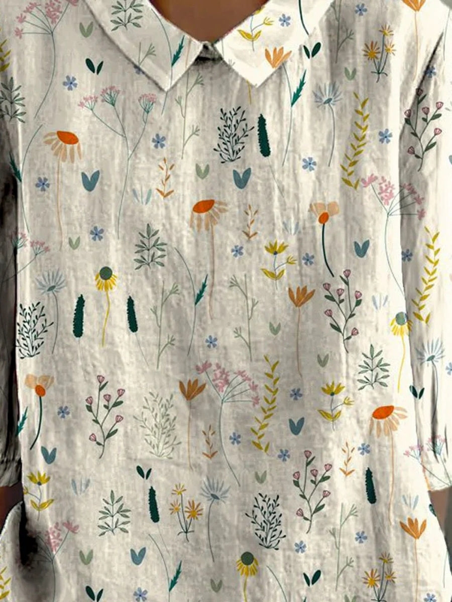 Raelyn - Bluza cu Flori Sălbatice