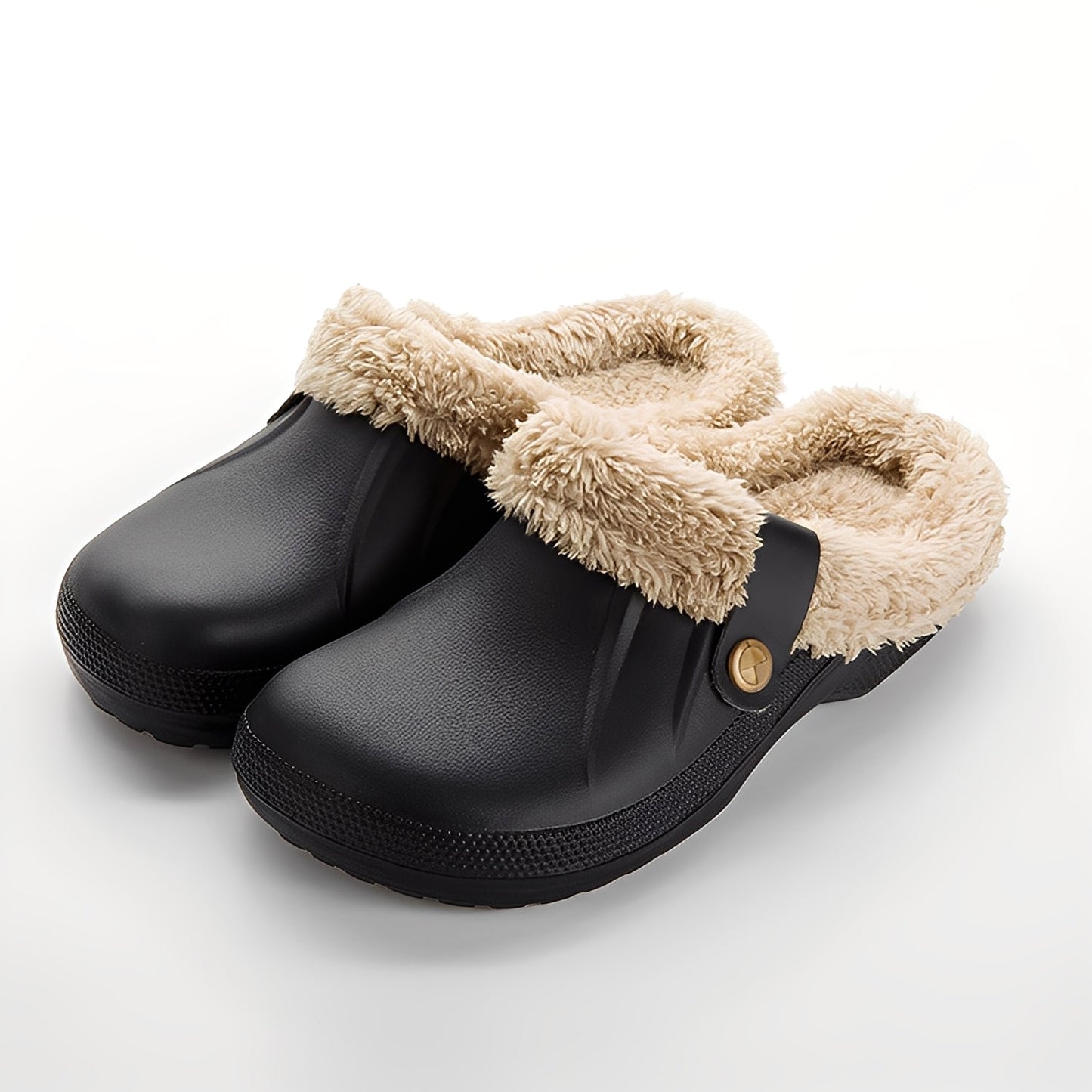 Melba - Clogs calde cu fleece pentru femei