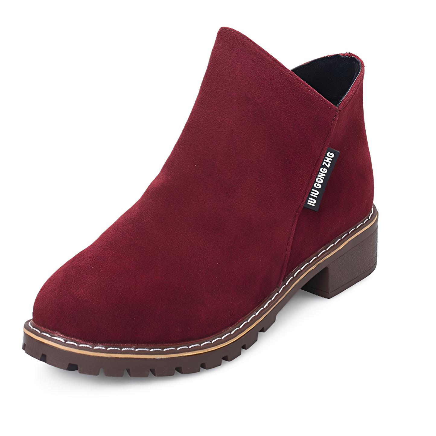 Chantelle - Elegante Botine din Piele Întoarsă pentru Femei