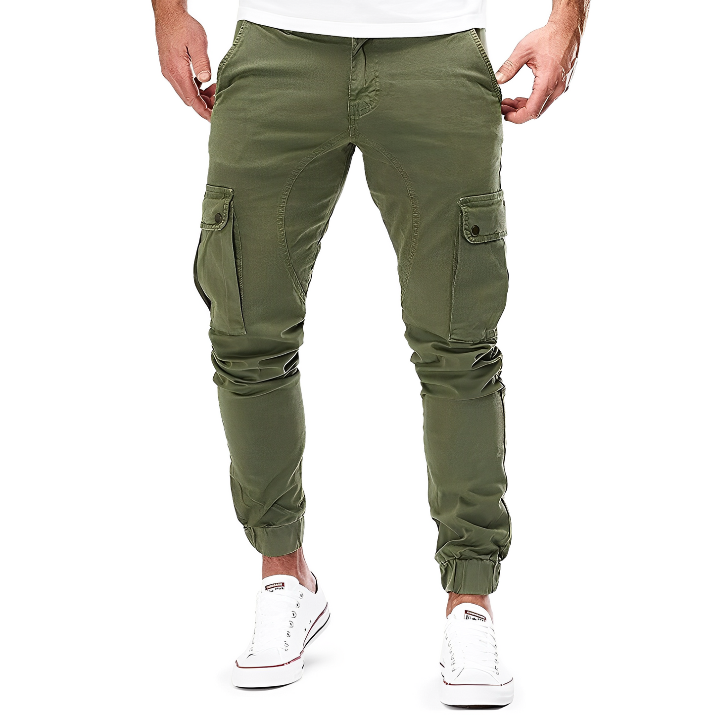 Dederick - Pantaloni Cargo Stilati pentru Bărbați