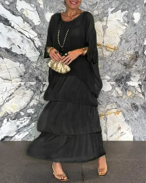 Evelyn - Rochie elegantă din chiffon
