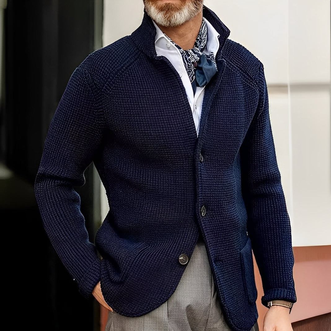 Jason - Cardigan Tricotat Elegant pentru Bărbați