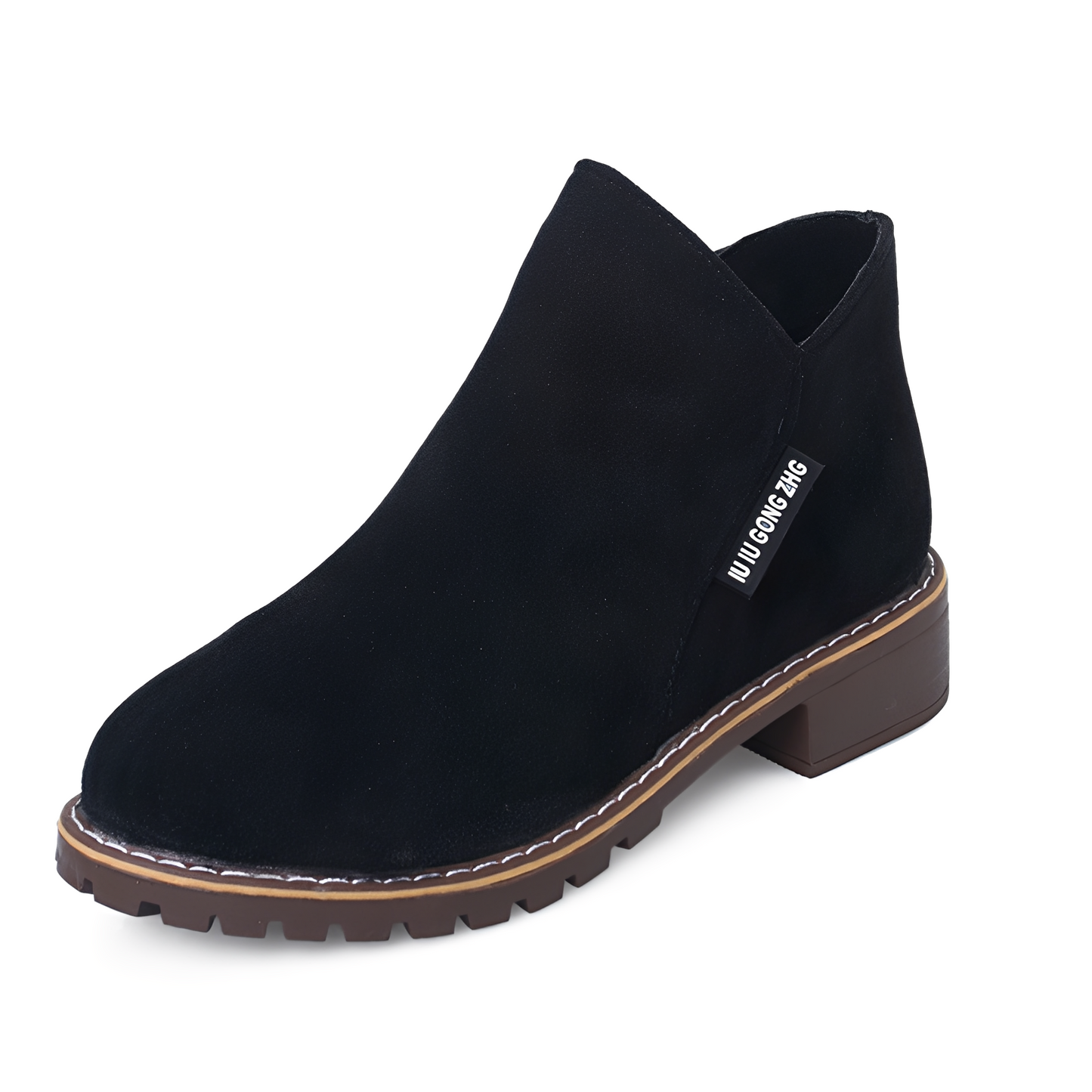 Chantelle - Elegante Botine din Piele Întoarsă pentru Femei