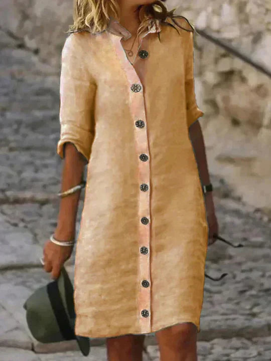 Sanya – Rochie de Vară din In Ușor