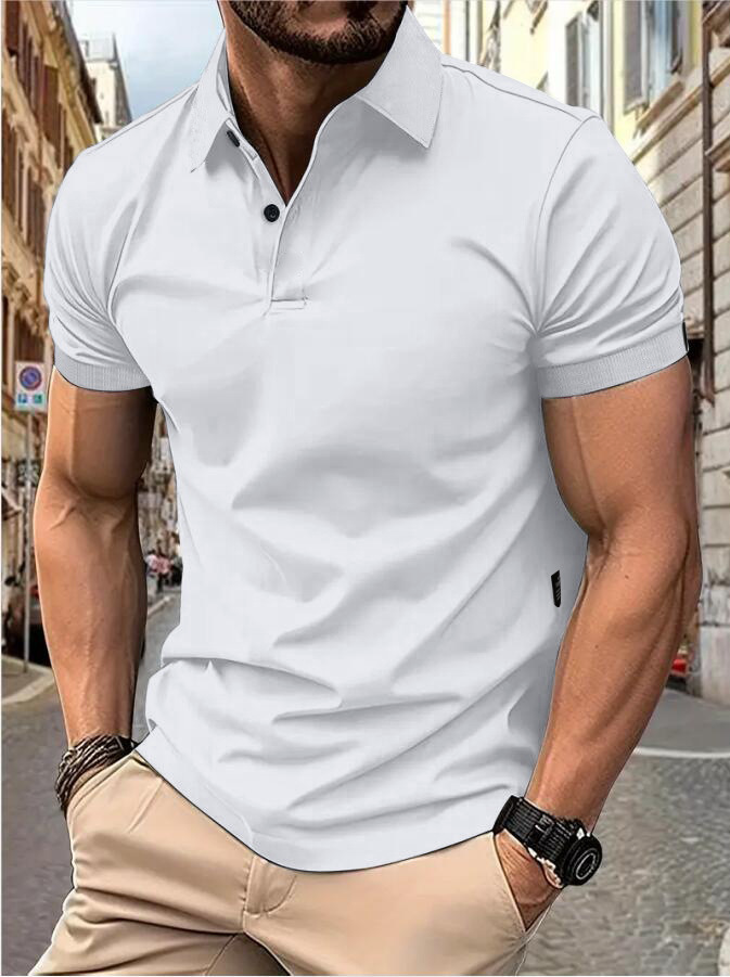 Blake - Tricou polo de vară pentru bărbați cu croială subțire