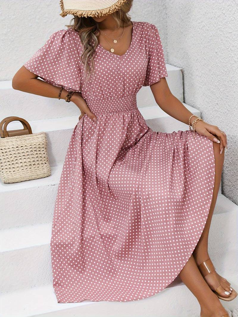 Melanie - Rochie cu Imprimeu Floral Vibrant pentru Primăvară și Vară