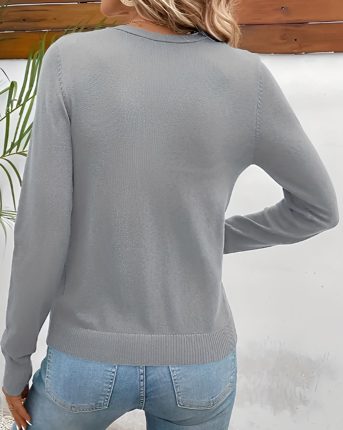 Meryl - Cardigan elegant cu nasturi pentru dame