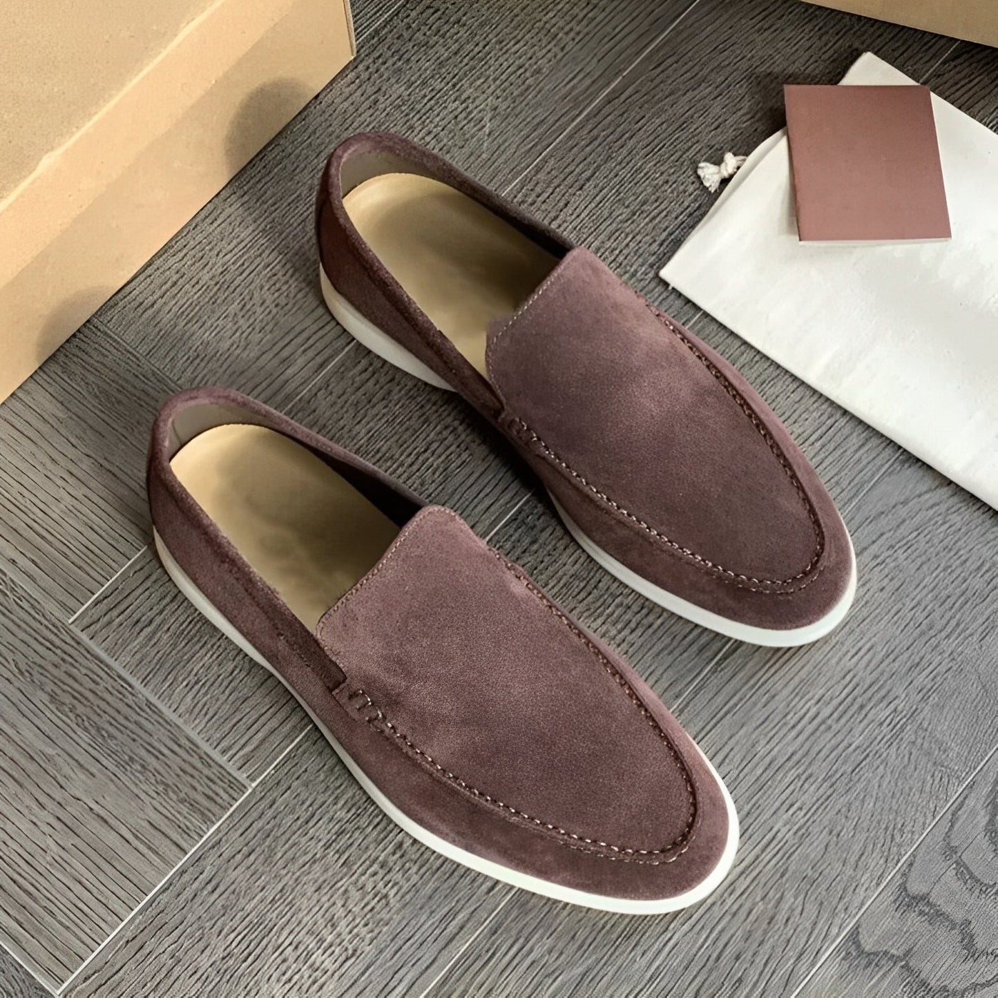 Dominick - Pantofi din piele întoarsă pentru bărbați