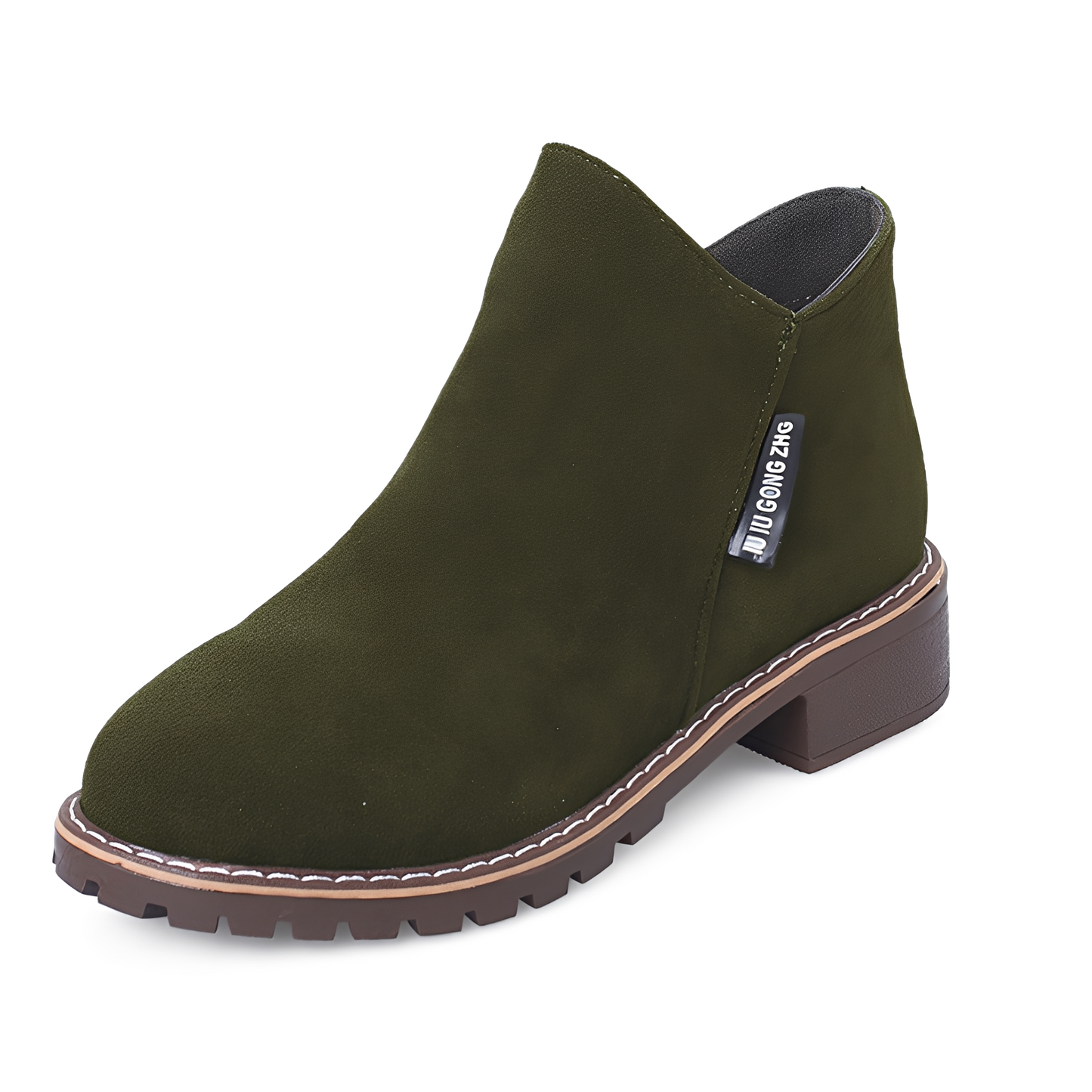Chantelle - Elegante Botine din Piele Întoarsă pentru Femei