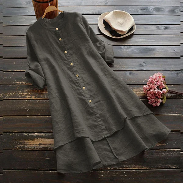 Maggie - Rochie de Vară din In Răcoros și Confortabil