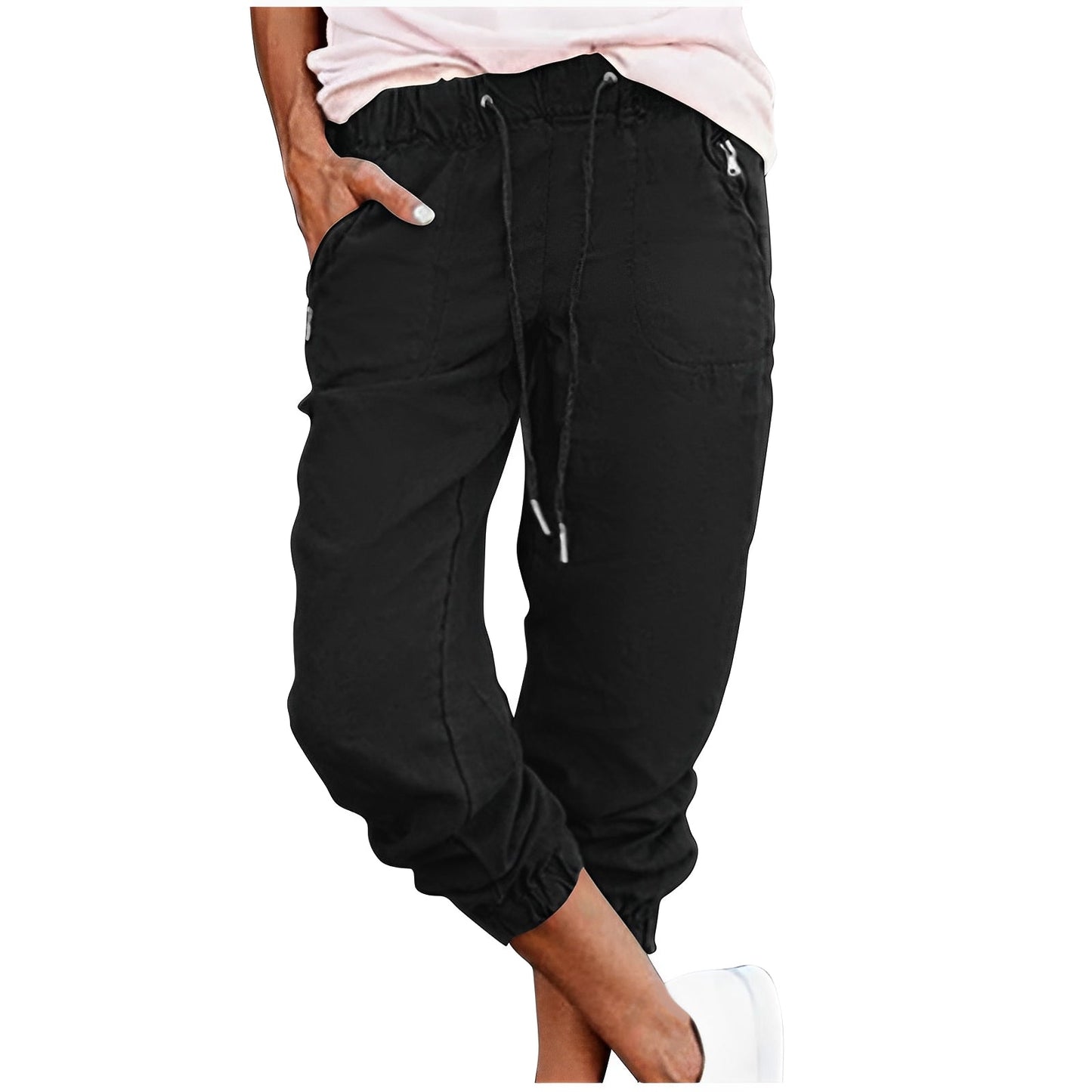 Evalyn - Pantaloni cargo elastici și stilati pentru femei