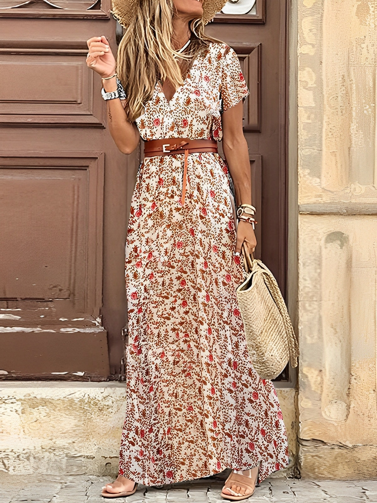 Dixie - Elegantă rochie de vară cu imprimeu Boho pentru femei
