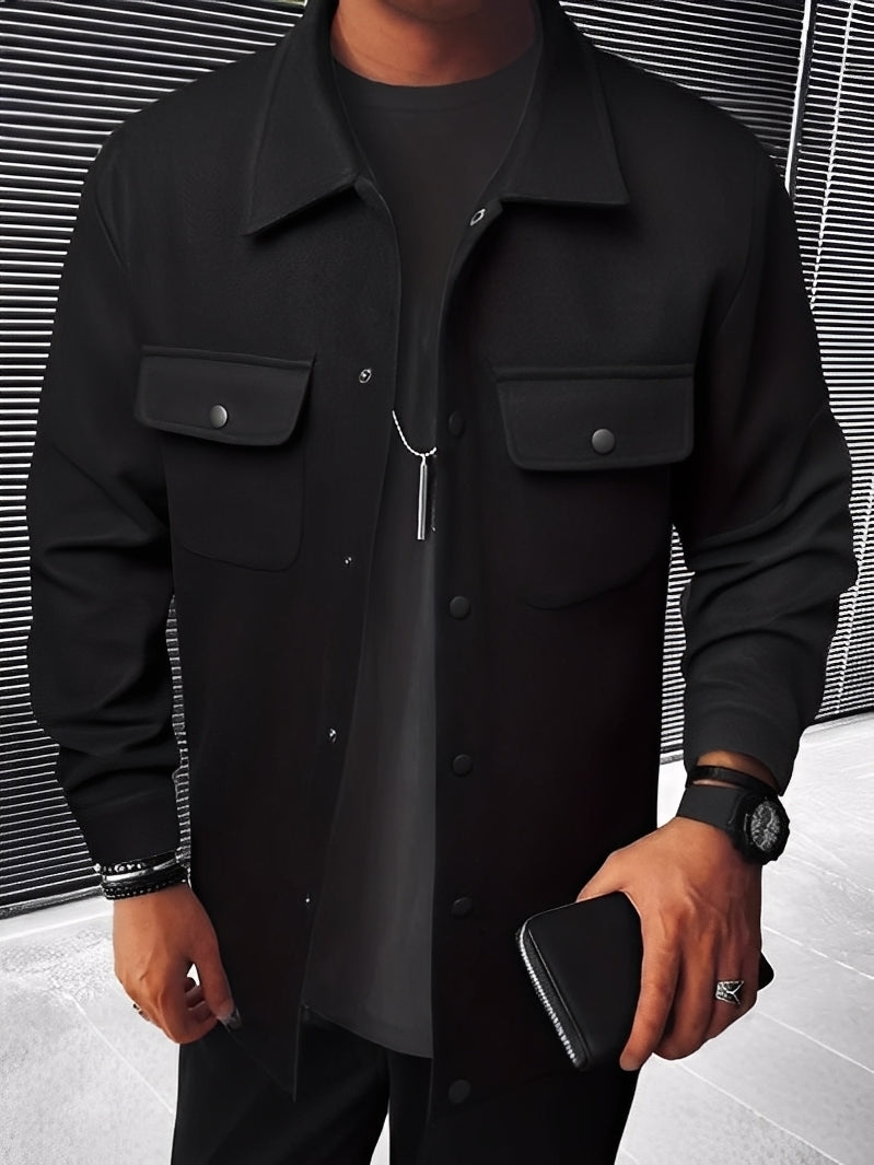 Clinton - Jachetă modernă cu rever și buzunare pentru bărbați