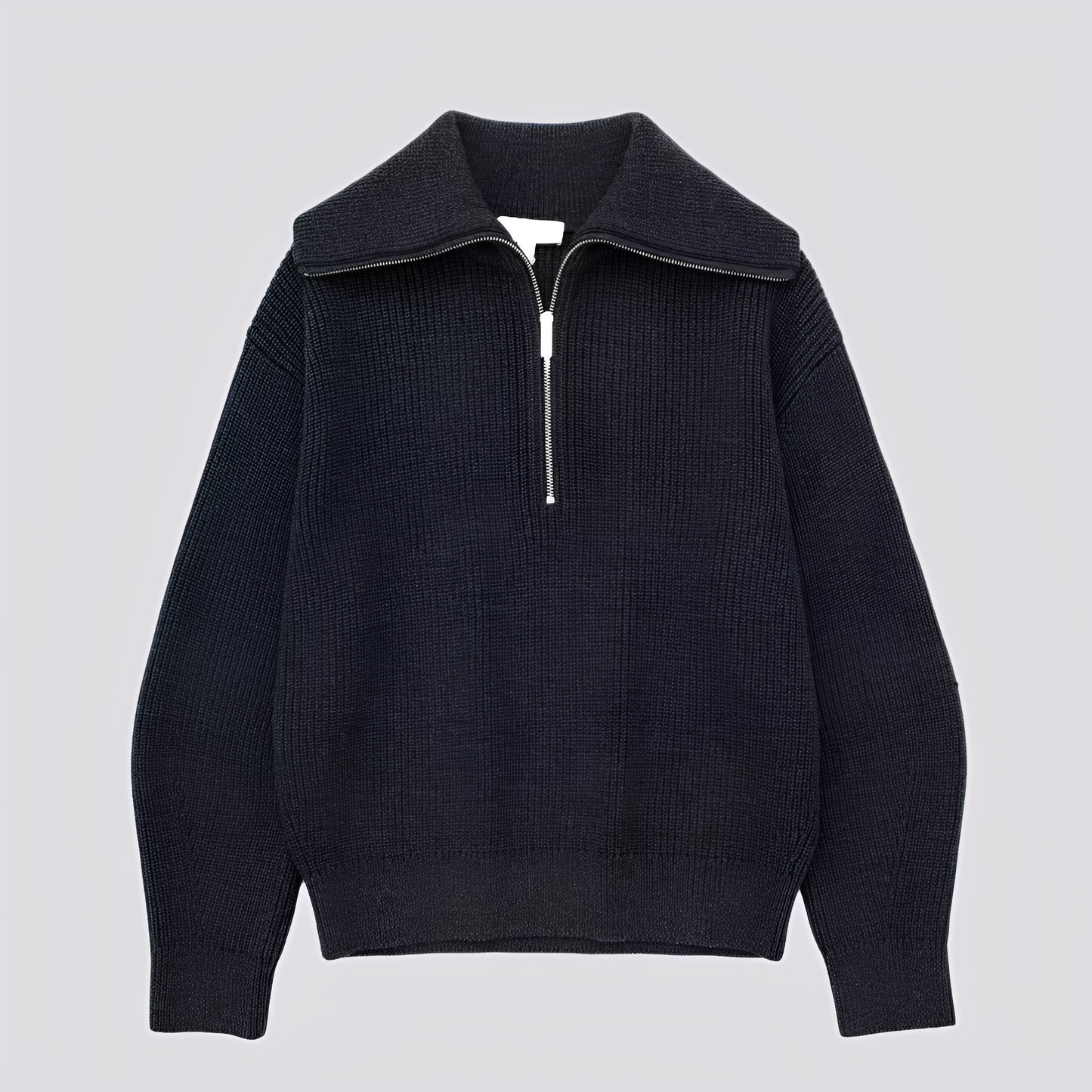 Christine - Pulover stilat cu dungi și fermoar pentru femei