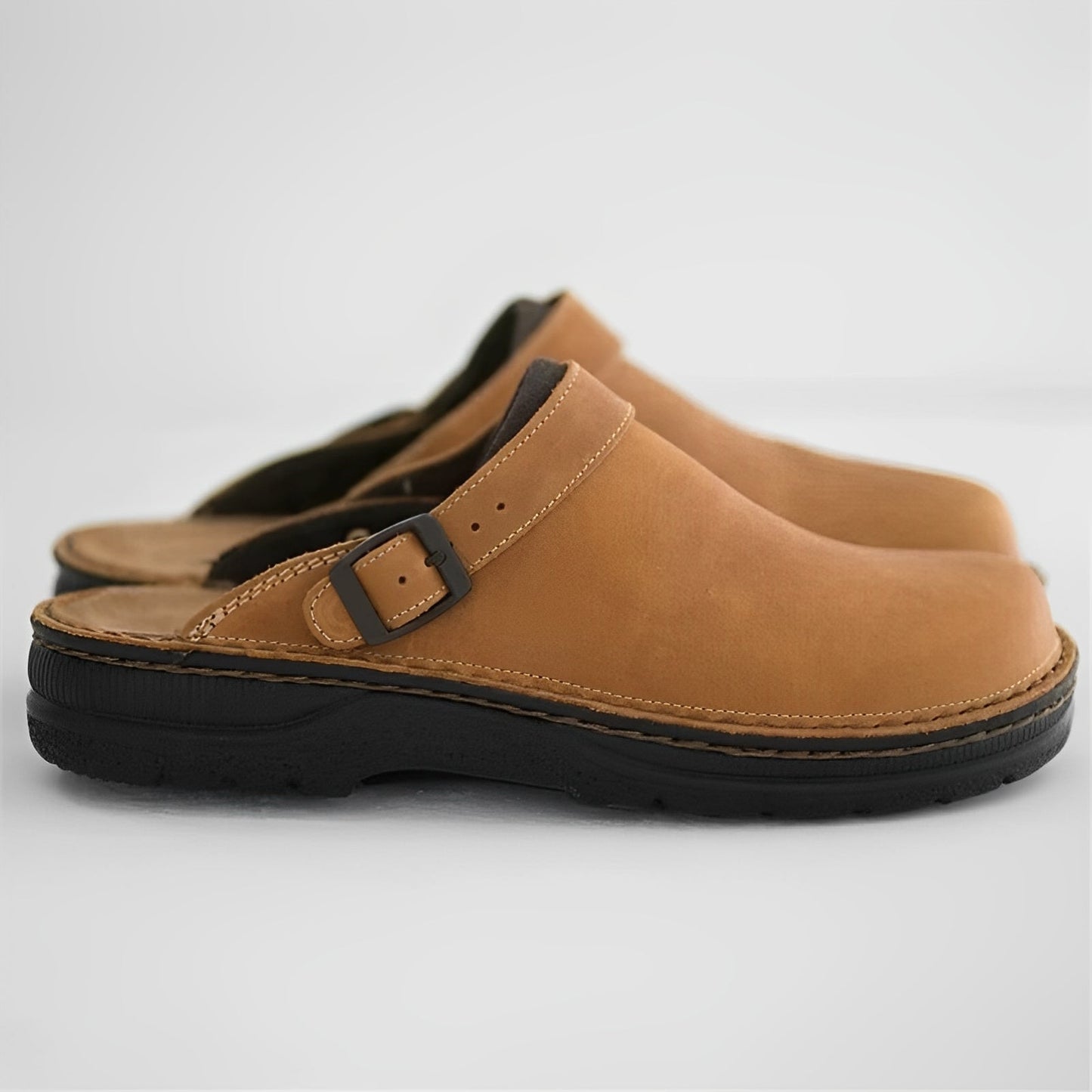 Devin - Papuci de piele confortabili pentru bărbați