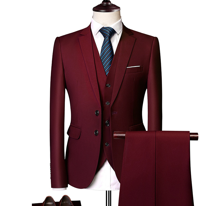Norman - Set costum modern 3 piese pentru bărbați