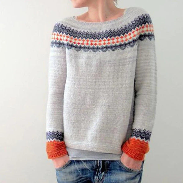 Anana - Confortabil Damen Retro-Pulover
