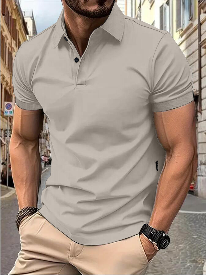 Blake - Tricou polo de vară pentru bărbați cu croială subțire