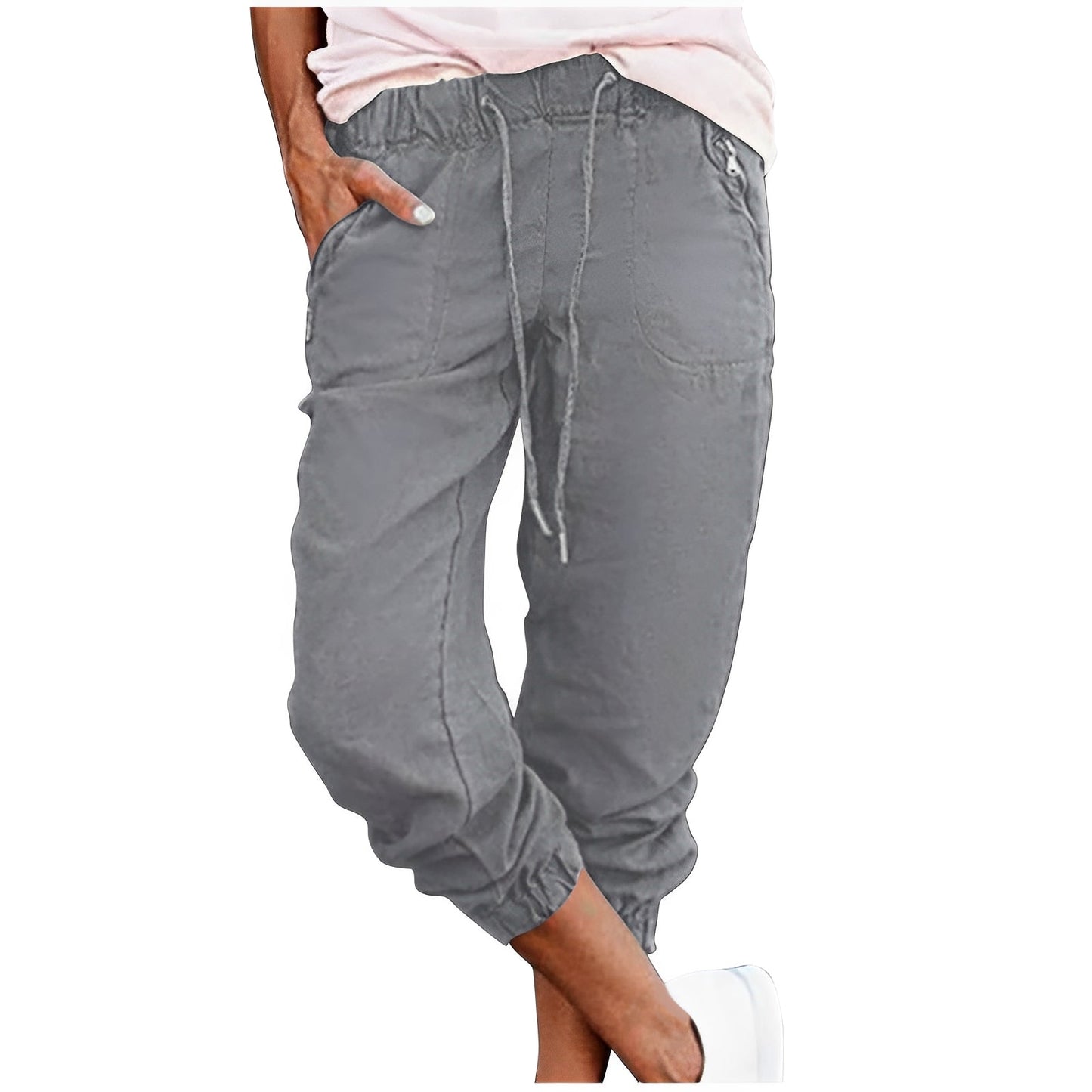 Evalyn - Pantaloni cargo elastici și stilati pentru femei