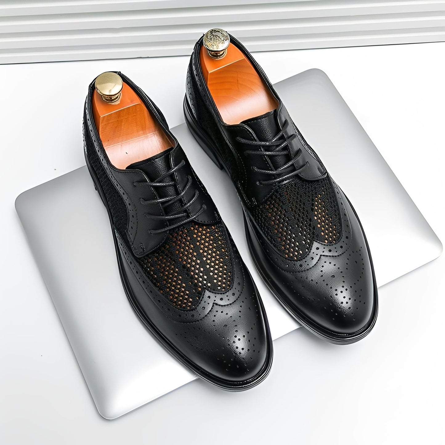 Lawrence - Elegante formale pantofi din piele Oxford pentru bărbați