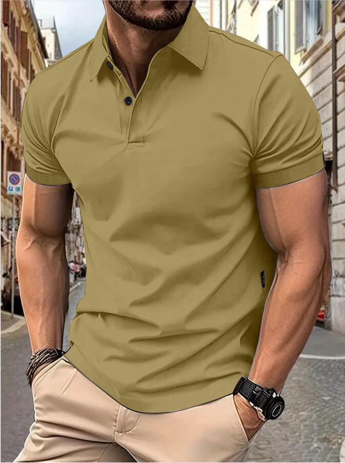 Blake - Tricou polo de vară pentru bărbați cu croială subțire