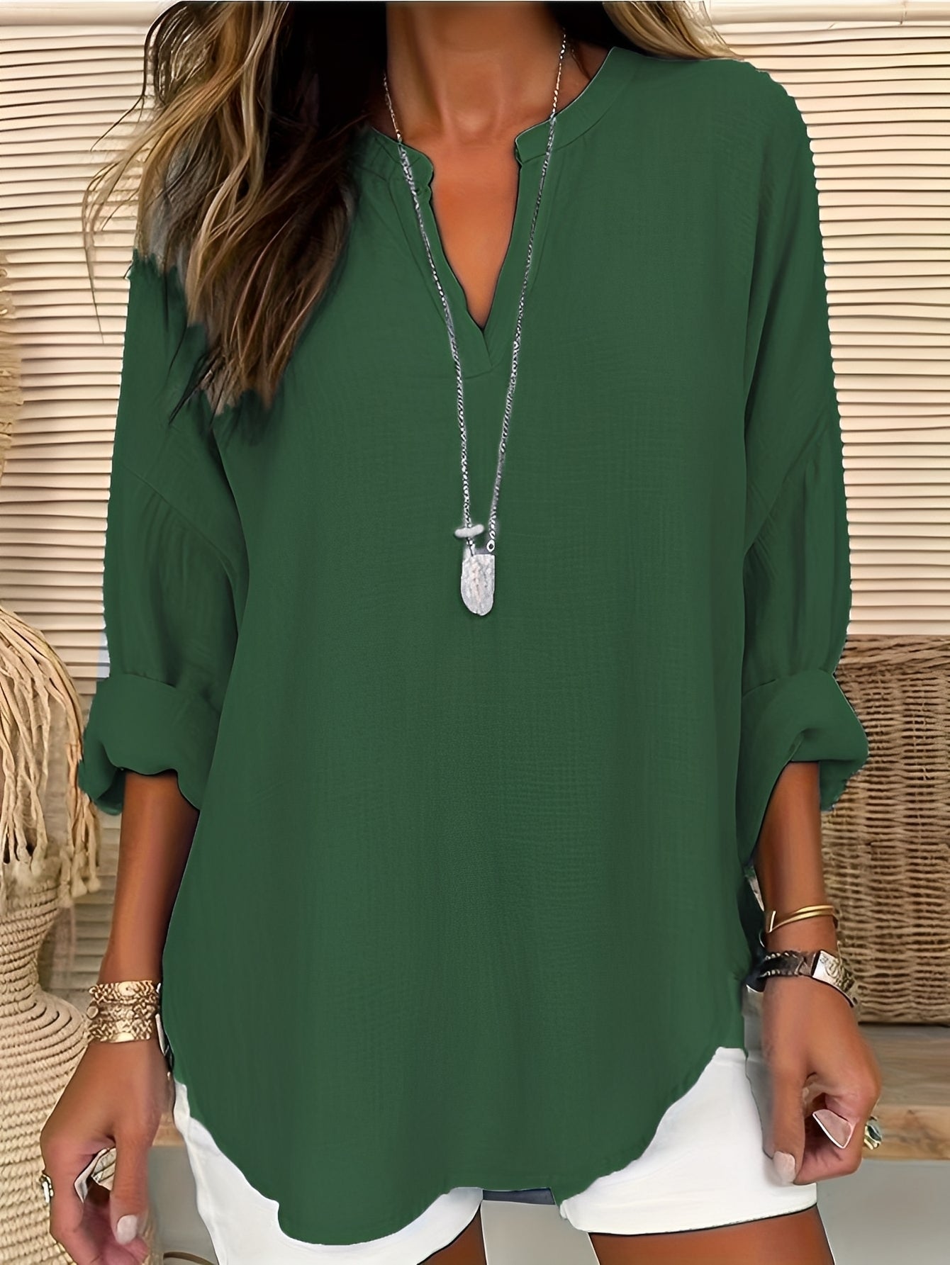 Colleen - Bluza lejeră din in pentru femei