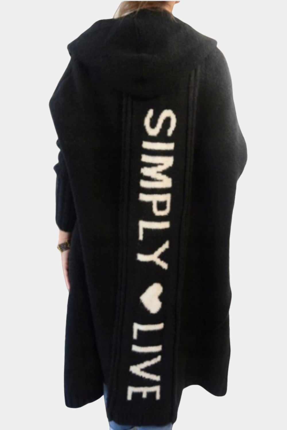 Melyssa - Lejeră, largă, cardigan tricotată pentru femei