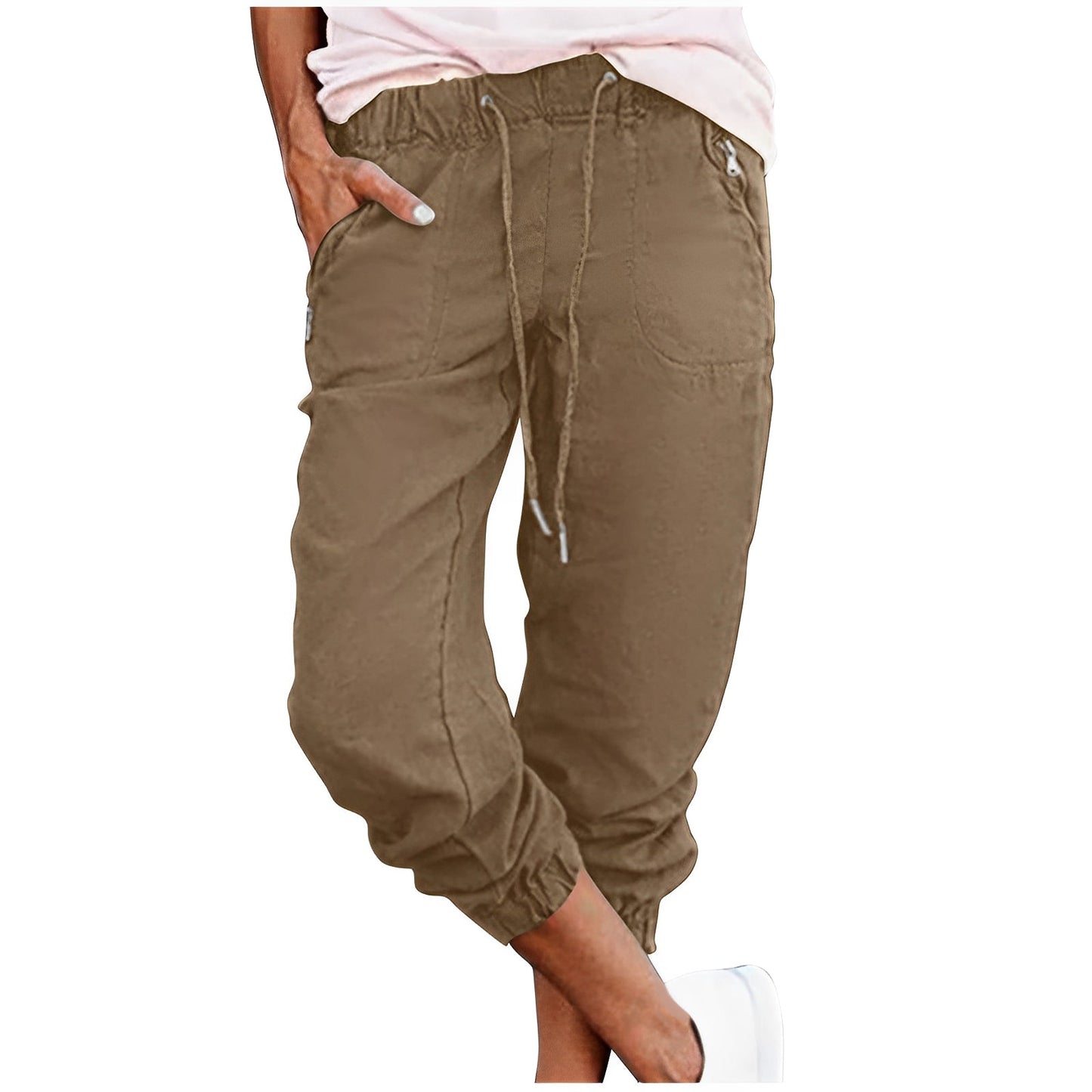 Evalyn - Pantaloni cargo elastici și stilati pentru femei