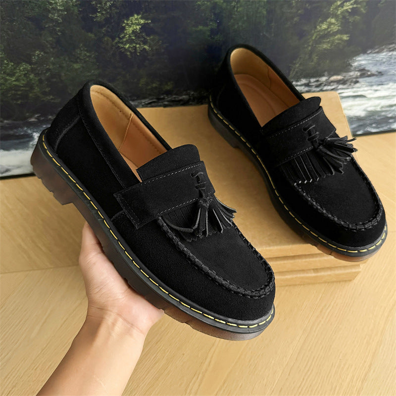 Milton - Moderne Wildleder-Slipper mit Quasten für Herren