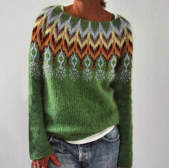 Anana - Confortabil Damen Retro-Pulover