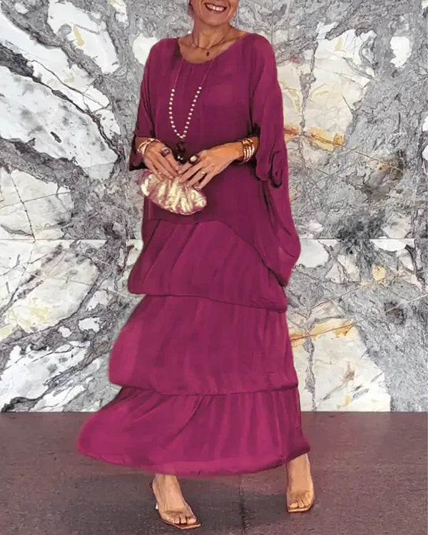 Evelyn - Rochie elegantă din chiffon