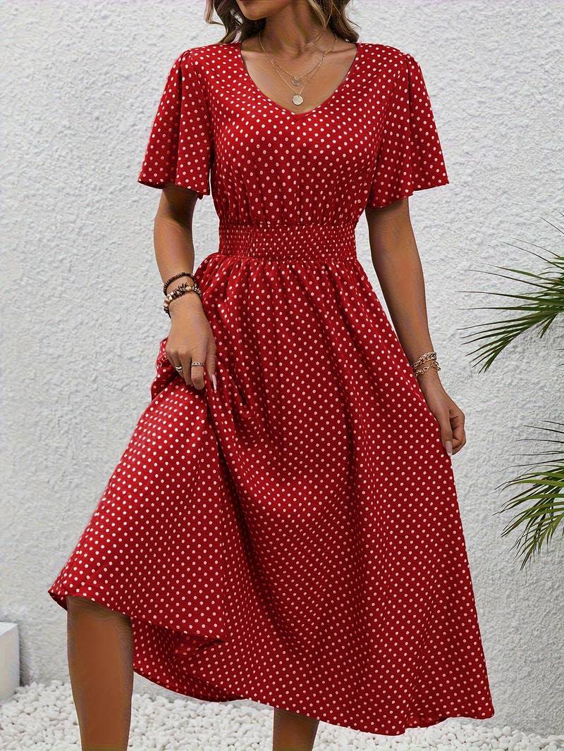 Melanie - Rochie cu Imprimeu Floral Vibrant pentru Primăvară și Vară