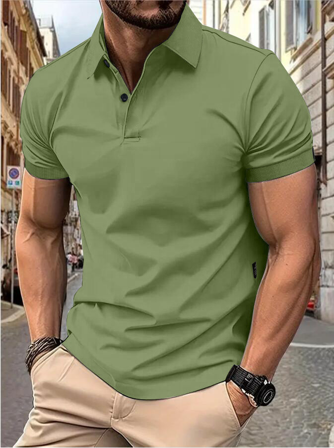 Blake - Tricou polo de vară pentru bărbați cu croială subțire